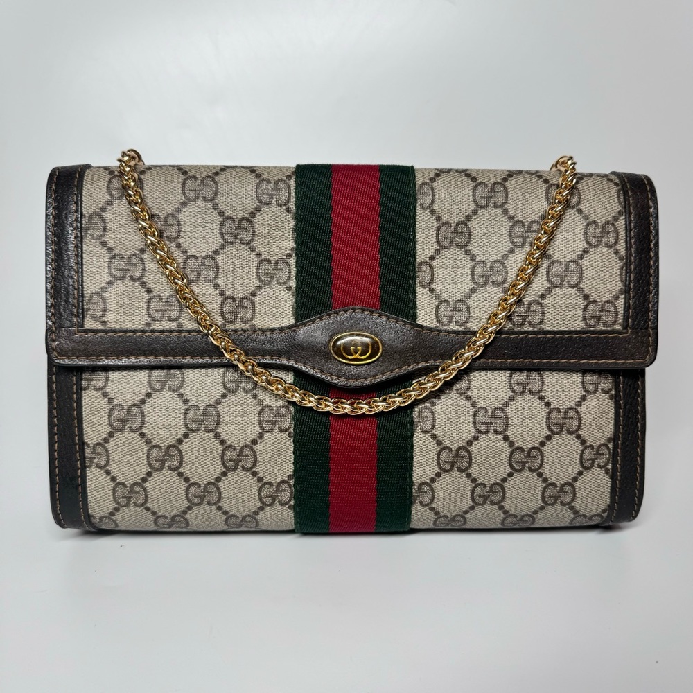 Gucci Ophidia Supreme GG Monogram Crossbody Bag - Picture 16 of 17